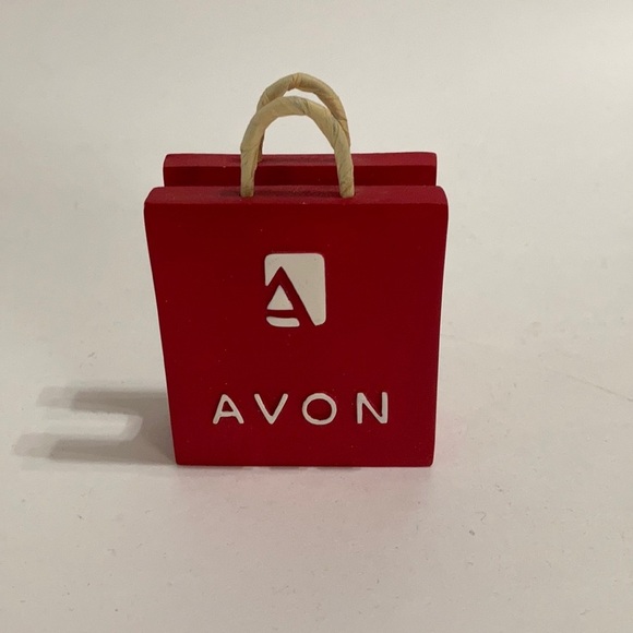 Business Card Holder Avon Vintage - Picture 1 of 3